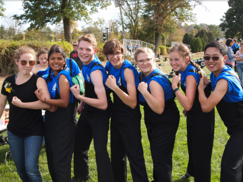 The Marching Band Recognizes its Seniors