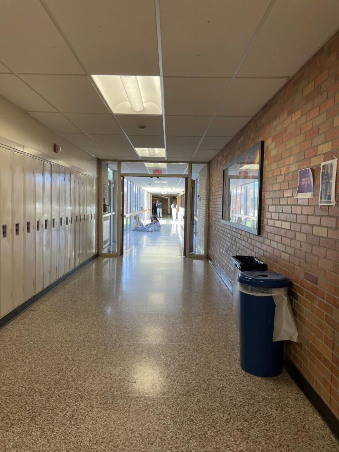 Most students are in a classroom while classes are in session, except for those working in the hallways or taking a quick trip. 