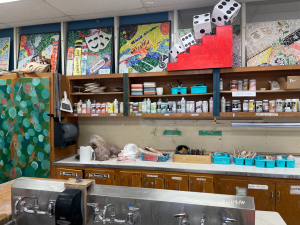 Art Display in the Sculpture Room