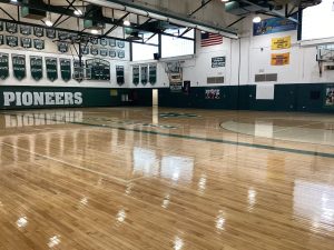 High school gym