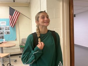 Freshman Emily Print Controls the Goal for Varsity Soccer Team